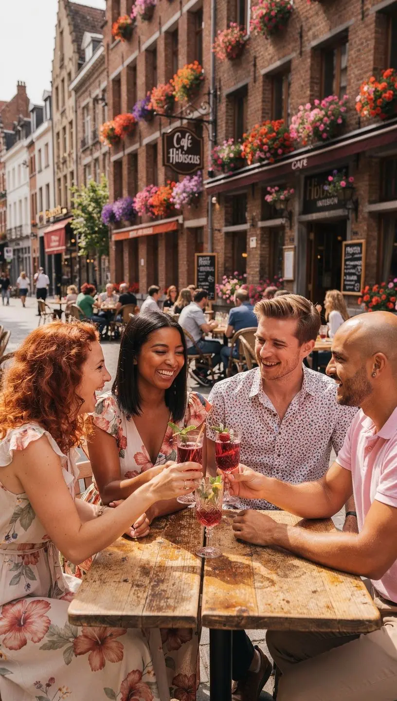 DГ©tails d'une infusion de baies et d'hibiscus, montrant les arГґmes fruitГ©s qui se dГ©gagent.